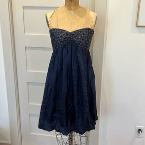 NWOT Laundry by Shelli Segal Silk Beaded Top, Mini Short Dress